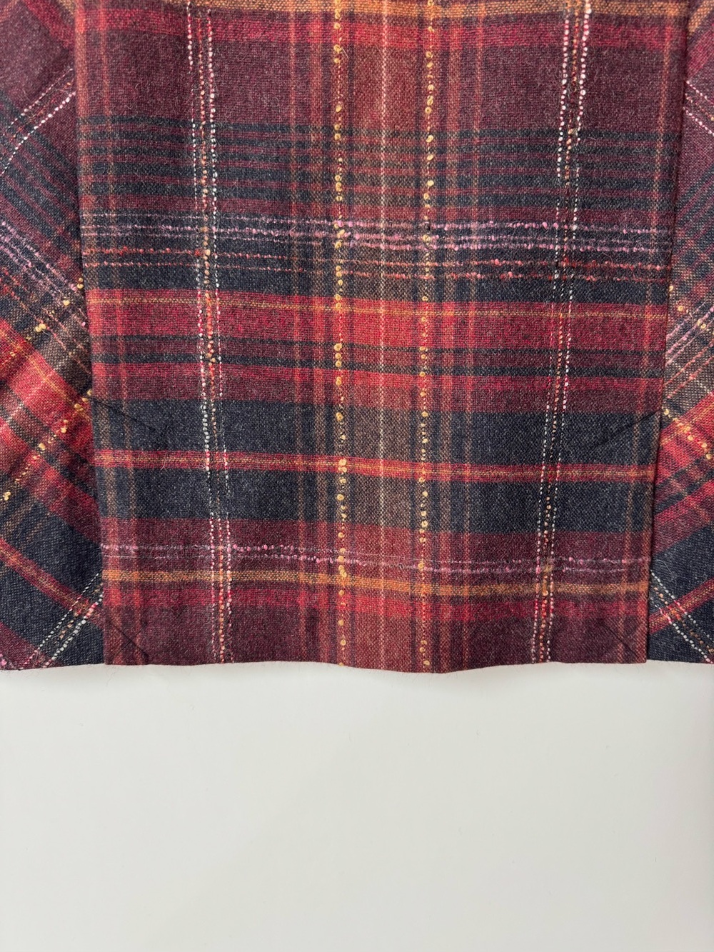 J. Jill Wool Blend Plaid Skirt NWT - Picture 5 of 9